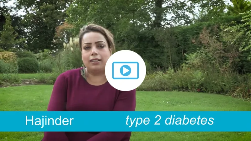 Harjinder - type 2 diabetes, gets help to control her diabetes